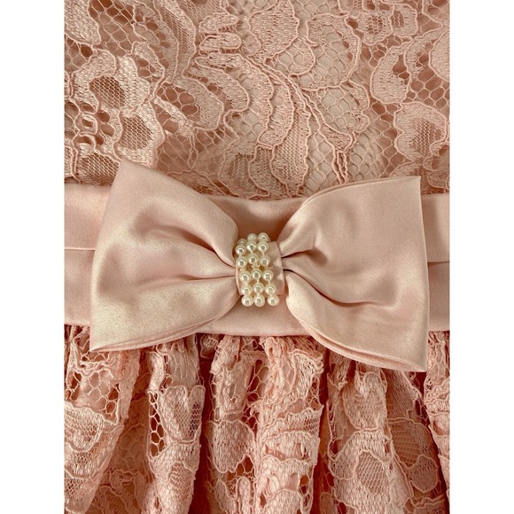 American Princess Pink Formal Lined Party Holiday Easter Dress Size 10 NWOT - Picture 6 of 16